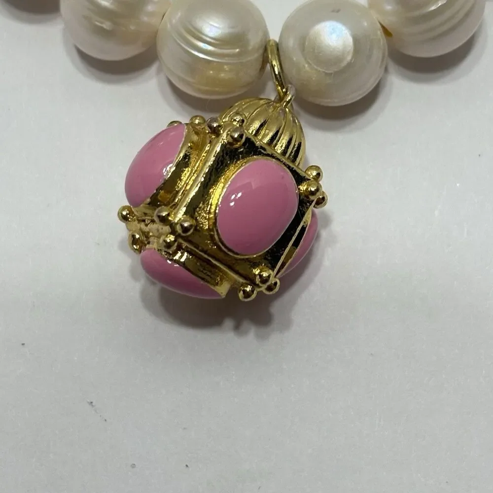 Mary Caroline Spano Light of the World Pearl Bracelet